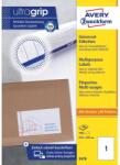 AVERY Etikett címke, 210 x297mm, univerzális, 1 címke/ív, 100 ív/doboz, Avery fehér (3478) - web24