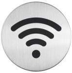 Durable Piktogram, információs tábla, átmérő 83mm, WIFI Durable ezüst (478523) - web24