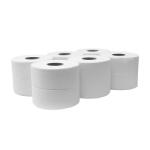 BLUERING Toalettpapír 2 rétegű közületi átmérő: 19 cm 100 % cellulóz 105 m 12 tekercs/karton Bluering® hófehér (40987) - web24