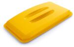 DURABLE Tető, 60 l-es szemeteshez, műanyag, DURABLE Durabin® , sárga (1800497030)