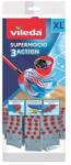 Vileda Gyorsfelmosó fej, mikroszálas, VILEDA "Supermocio 3Action", kék (KHTV62) - primatinta
