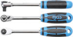 BGS technic Clichet reversibil cu cap mic, antrenare 3/8", dantura fina, BGS 611 (B-611)