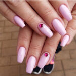  Gél Lakk - DN160 - Csillámló babarózsaszín - Zselé lakk