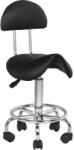ACTIVESHOP Fodrász - kozmetikus nyerges munkaszék támlával 6001