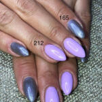  Gél Lakk - DN165 - Ezüstmetál (lilás) - Zselé lakk