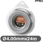 NAKAYAMA Damil fűkaszákhoz. (Nylon, alumínium huzal ) négyzetes 4, 00 mm x 24 m (NC1015) (NC1015)