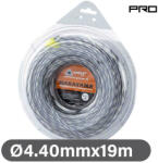 NAKAYAMA Sodort zsinór ( damil ) fűkaszákhoz. (Nylon, Carbon3 huzal ) Twist 4, 70mm-19m (NC1004) (NC1004)