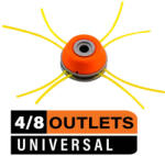 NAKAYAMA Fűkasza Fej Alumínium Univerzális 4/8 Kimenetek (pb340)