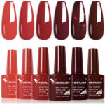 VENALISA Hema Mentes Gél lakk Szett 6DB Piros (Pack2)