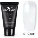  Venalisa Új Acryl Gél/Poly Gél 01 Clear/ Átlátszó 45G (New01)