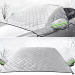 HD Szélvédőtakaró nagy ponyva tükör védelem HD W15527-1