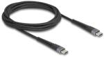 Delock 81125 USB kábel USB 2.0 2 M USB C Fekete (81125)
