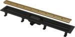 Alcadrain APZ10BLACK-950 BRASS zuhanyfolyóka szett SÁRGARÉZ ráccsal
