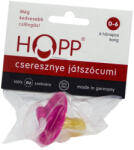  HOPP cseresznye játszócumi 0-6 hónapos korig (véletlenszerű szín)