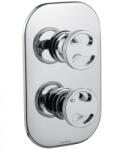 Bugnatese 4632ENS Bugnatese Millenovecinquanta Fal alatti 4 állású zuhanyváltó szálcsiszolt nikkel színben KÜLSŐ RÉSZ