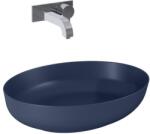 AREZZO design design pultra ültethető mosdó RIKA 52x40 matt kék - AR-146050 (AR-146050)