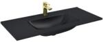 AREZZO design design SKAPPA 100 cm-es mosdó, matt fekete - AR-146070 (AR-146070)