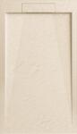 AREZZO design design STONE pala hatású öntött márvány zuhanytálca, 120x90 cm-es, beige (2 doboz) - AR-DYT129LBG (AR-DYT129LBG)