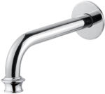 Bugnatese 19324NS Kifolyószár (19 cm) DENVER csaptelepekhez szálcsiszolt nikkel színben