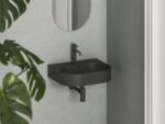 RAVAK XJX0D155003 Ceramic Slim Wall O 55 N kerámiamosdó matt fekete (XJX0D155003)