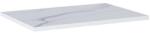 AREZZO design design CALACATTA márvány 60x46 cm mosdópult Matt Fehér színben, 20 mm - AR-167400 (AR-167400)