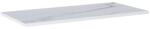 AREZZO design design CALACATTA márvány 100x46 cm mosdópult Matt Fehér színben, 20 mm - AR-167402 (AR-167402)