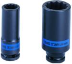  King Tony Gépi hosszú dugókulcs vékonyfalú 1/2"-os 32mm 12* 493032M (493032M)