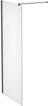 Laufen H2609514500001 PRO Walk-in üveg zuhanyfal 100x200cm, 8mm MATT FEKETE (h2609514500001)