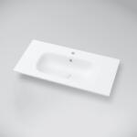 MARMY MARMY ASPEN 100x46 mosdó, FÉNYES FEHÉR - 80 7260 10 11 10 (80 7260 10 11 10)