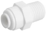  Egyenes" bekötő gyorscsatlakozó 1/2"x1/4" KM PUSH-IN (PUSH-I-1214-KM)