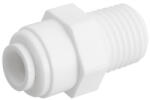  Egyenes" bekötő gyorscsatlakozó 3/8"x1/4" KM PUSH-IN (PUSH-I-3814-KM)