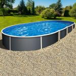 Mountfield Azuro Graphite acélfalú medence, 550x370x120cm (3EXB0585)