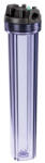 VM Slim 20" vízszűrő ház - hideg vizes - átlátszó - 3/4"x3/4 (WH-20-C-1)
