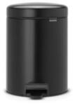 Brabantia PEDAL BIN NEWICON ped. szemetes . 5L MATT black-BRABANTIA