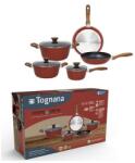 Tognana RUSTIC STONE 8 darabos edénykészlet, indukciós, NARANCSPIROS
