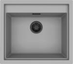 Elleci Sintesi 105 K97 Light Grey fekete szűrőkosárral keratek plus mosogatótálca