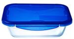 Pyrex COOK&GO tégl. sütőtál+műa. fedő 24x18x6cm 1, 7l
