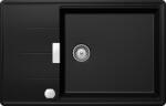 SCHOCK Tia D-100LS Magma/metalizált fekete Cristadur gránit mosogatótálca