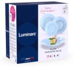 Luminarc PLUMI Paradise Blue üveg étkészlet 18 részes - ARC