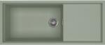 Elleci Sintesi 510 K82 Sage Green inox szűrőkosárral keratek plus mosogatótálca