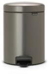Brabantia PEDAL BIN NEWICON ped. szemetes . 5L PLATINUM-BRABANTIA