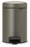 Brabantia PEDAL BIN NEWICON ped. szemetes . 3L PLATINUM-BRABANTIA