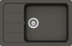 SCHOCK Formhaus D-100LS Asphalt/aszfaltszürke gránit mosogatótálca