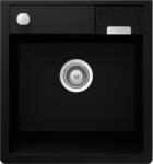 SCHOCK Kallio M-100 Night/éjfekete Cristadur Green Line gránit mosogatótálca