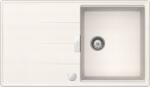 SCHOCK Tia D-100 Polaris/hófehér Cristadur gránit mosogatótálca