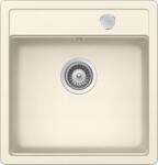 SCHOCK Mono N-100S Magnolia/krémfehér Cristadur gránit mosogatótálca