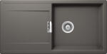 SCHOCK Mono D-100L Silverstone/sötétszürke Cristadur gránit mosogatótálca