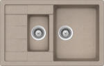 SCHOCK Manhattan D-150S Sabbia/homok Cristalite gránit mosogatótálca