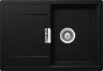 SCHOCK Mono D-100S Puro/mélyfekete Cristadur gránit mosogatótálca