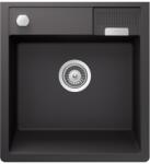 SCHOCK Kallio M-100 Dusk/matt sötétszürke Cristadur Green Line gránit mosogatótálca